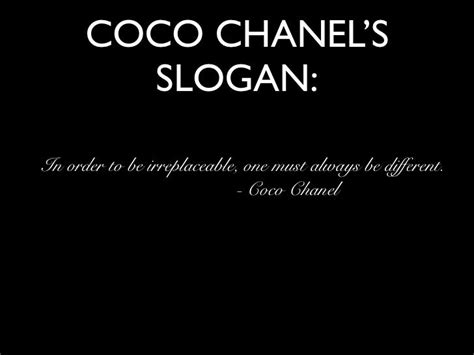 chanel slogan francais|coco Chanel style.